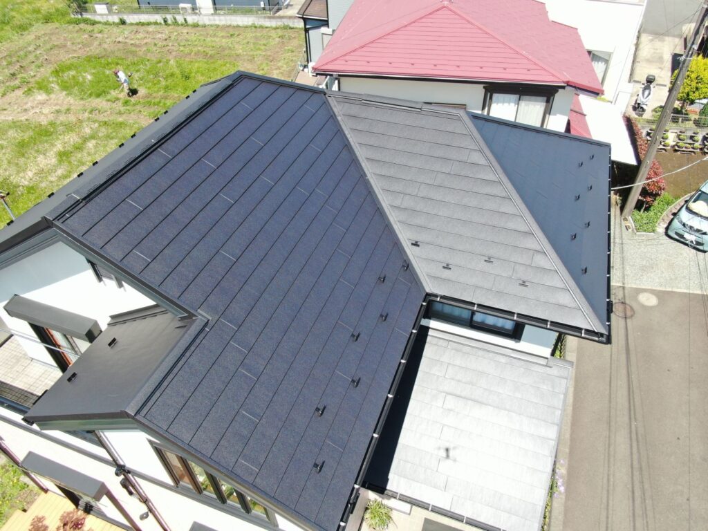 寒川町　I様邸　屋根葺き替え工事(通気工法)事例